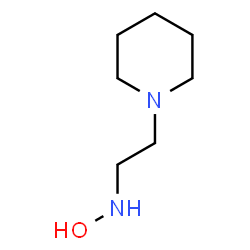 1-Piperidineethanamine,N-hydroxy-(9CI) structure