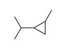 1-isopropyl-2-methyl-cyclopropane Structure