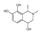 4,7,8-Isoquinolinetriol, 1,2,3,4-tetrahydro-1,2-dimethyl-, (1S-cis)- (9CI) picture