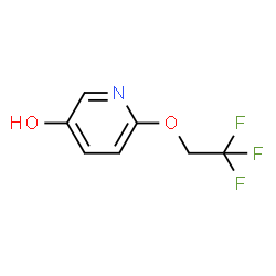 6-(2,2,2-Trifluoro-ethoxy)-pyridin-3-ol结构式