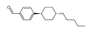 4-(trans-4-pentylcyclohexyl)benzaldehyde结构式