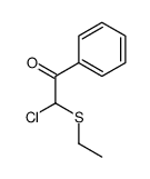 Ethanone, 2-chloro-2-(ethylthio)-1-phenyl- (9CI)结构式