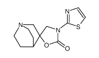 3-(1,3-thiazol-2-yl)spiro[1,3-oxazolidine-5,3'-1-azabicyclo[2.2.2]octane]-2-one结构式