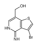 (4-amino-3-bromothieno[3,2-c]pyridin-7-yl)methanol结构式