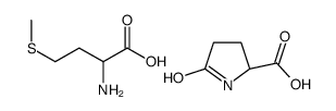 5-oxo-L-proline, compound with DL-methionine (1:1)结构式