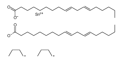 dibutylbis(octadeca-9(Z),12(Z)-dienoyloxy)stannane Structure