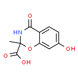 2H-1,3-Benzoxazine-2-carboxylic acid,3,4-dihydro-7-hydroxy-2-methyl-4-oxo- structure