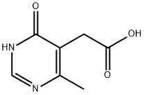 2-(4-hydroxy-6-methylpyrimidin-5-yl)acetic acid Structure