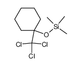 trimethyl[(1-(trichloromethyl)cyclohexyl)oxy]silane结构式