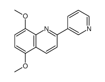 Quinoline, 5,8-dimethoxy-2-(3-pyridinyl)结构式