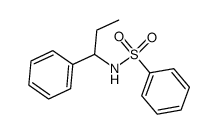 N-(1-phenylpropyl)benzenesulfonamide Structure