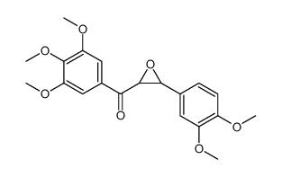 [3-(3,4-dimethoxyphenyl)oxiran-2-yl]-(3,4,5-trimethoxyphenyl)methanone结构式