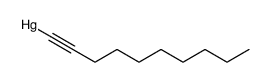 dec-1-yn-1-ylmercury Structure