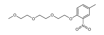 1-{2-[2-(2-methoxyethoxy)ethoxy]ethoxy}-4-methyl-2-nitrobenzene Structure