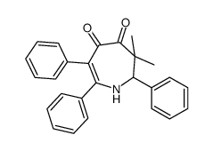 3,3-dimethyl-2,6,7-triphenyl-1,2-dihydroazepine-4,5-dione Structure