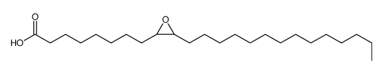 8-(3-tetradecyloxiran-2-yl)octanoic acid Structure