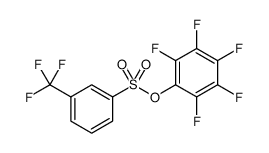 2,3,4,5,6-PENTAFLUOROPHENYL 3-(TRIFLUOROMETHYL)BENZENESULPHONATE结构式