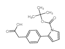 4-(2'-N-BOC-PYRROLE)PHENYLACETICACID structure