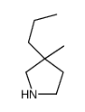 3-methyl-3-propylpyrrolidine Structure