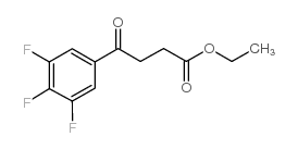 ETHYL 4-OXO-4-(3,4,5-TRIFLUOROPHENYL)BUTYRATE结构式