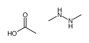 acetic acid,1,2-dimethylhydrazine Structure