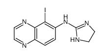 N-(4,5-dihydro-1H-imidazol-2-yl)-5-iodoquinoxalin-6-amine Structure