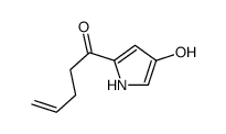 1-(4-hydroxy-1H-pyrrol-2-yl)pent-4-en-1-one Structure