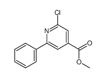 methyl 2-chloro-6-phenylpyridine-4-carboxylate Structure