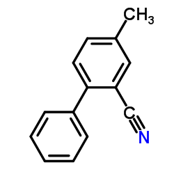 2-Cyano-4-Methylbiphenyl structure