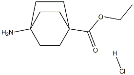 ethyl 4-aminobicyclo[2.2.2]octane-1-carboxylate hydrochloride structure