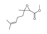 methyl 3-methyl-3-(4-methylpent-3-enyl)oxirane-2-carboxylate Structure