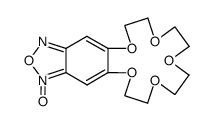 2,3-Didehydro(2,1,3-benzoxadiazolo)<5',6':2,3>-15-crown-5-1'-oxid结构式