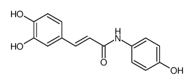 (E)-3-(3,4-dihydroxyphenyl)-N-(4-hydroxyphenyl)acrylamide Structure