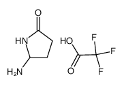 'D'and 'L'-5-Aminopyrrolidin-2-one trifluoroacetic acid salt Structure