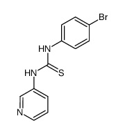 N-(4-bromo-phenyl)-N'-[3]pyridyl-thiourea结构式