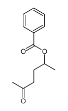 5-oxohexan-2-yl benzoate结构式