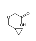 2-(Cyclopropylmethoxy)propanoic acid Structure