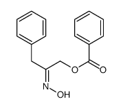 (2-hydroxyimino-3-phenylpropyl) benzoate结构式