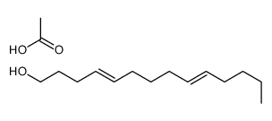 acetic acid,tetradeca-4,9-dien-1-ol Structure