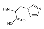 2-氨基-3-(1H-1,2,4-噻唑-1-基)丙酸结构式