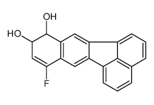 11-fluoro-8,9-dihydrobenzo[k]fluoranthene-8,9-diol结构式