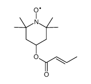 4-crotonoyloxy-2,2,6,6-tetramethylpiperidine-N-oxyl Structure