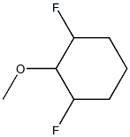 1,3-Difluoro-2-Methoxy cyclohexane结构式