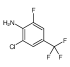 2-Chloro-6-fluoro-4-trifluoromethylaniline structure