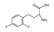 (2S)-2-amino-4-(2,4-difluorophenyl)butanoic acid Structure