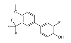 2-fluoro-4-[4-methoxy-3-(trifluoromethyl)phenyl]phenol Structure