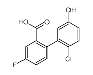 2-(2-chloro-5-hydroxyphenyl)-5-fluorobenzoic acid Structure