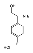 (S)-2-amino-2-(4-fluorophenyl)ethanol hydrochloride structure