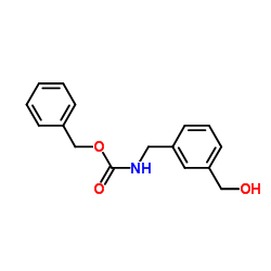 Benzyl [3-(hydroxymethyl)benzyl]carbamate结构式