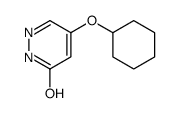 4-cyclohexyloxy-1H-pyridazin-6-one Structure